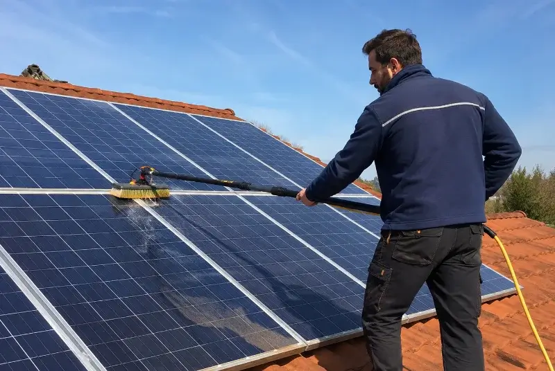 Nettoyage et entretien de panneaux solaires à Rioux